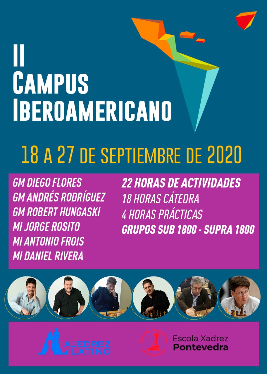 Lee más sobre el artículo II Campus Iberoamericano de Ajedrez Online