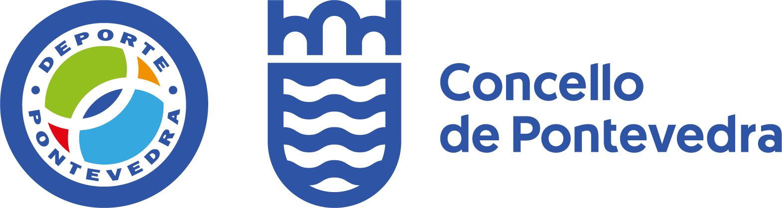Logotipo Concello Pontevedra e Deportes